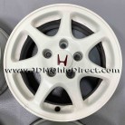 JDM EK9 Civic Type R White 5 Lug Wheels